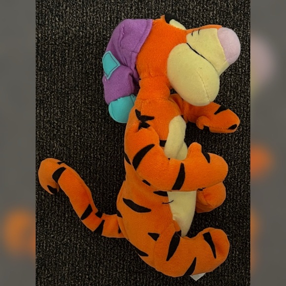 Disney Mattel Star Bean “Tigger” Pink Small Plush Toy - Picture 4 of 6